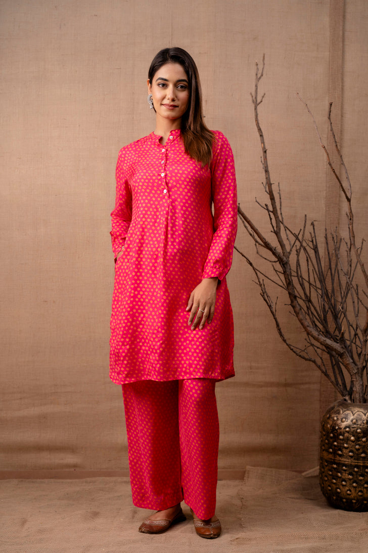 Rani Polka Dot Muslin Co-Ord Set