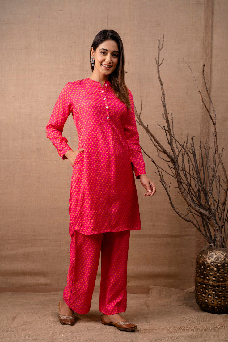 Rani Polka Dot Muslin Co-Ord Set