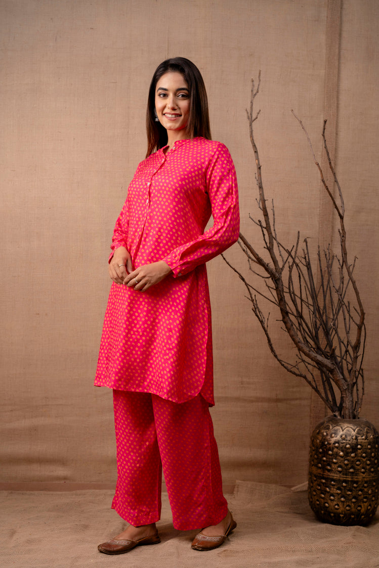 Rani Polka Dot Muslin Co-Ord Set