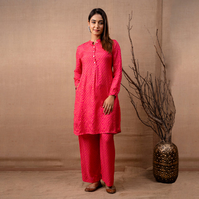 Rani Polka Dot Muslin Co-Ord Set